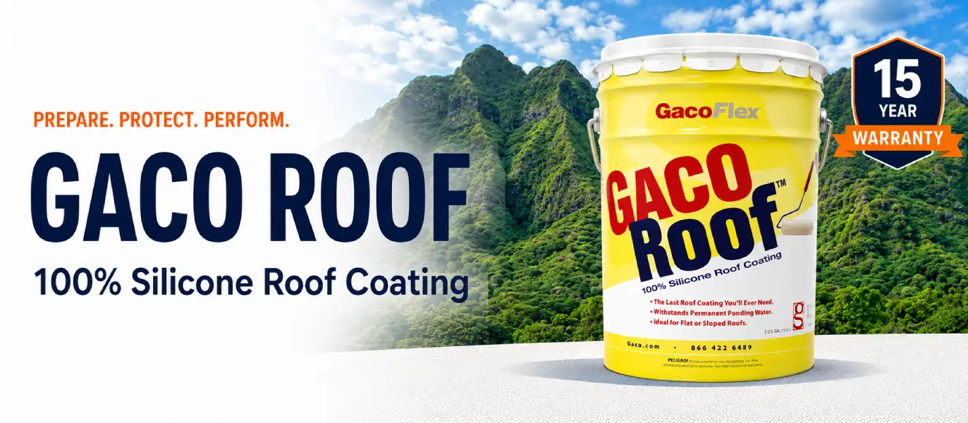 Gaco Roof Header - Cool Roof Store Hawaii